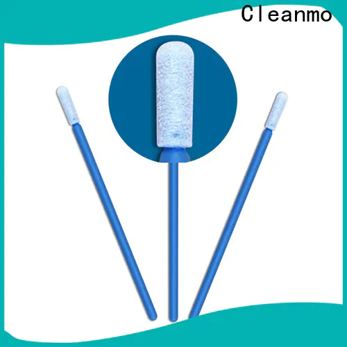 Cleanmo small ropund head long q tips factory price for general purpose cleaning