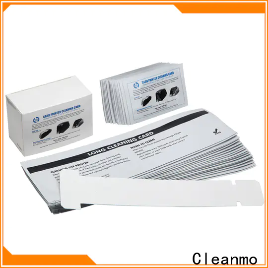 Cleanmo Aluminum foil packing zebra printer cleaning supplier for ID card printers