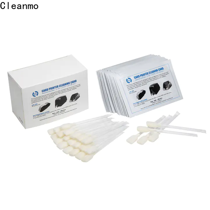 Cleanmo Bulk buy high quality zebra printer cleaning wholesale for ID card printers