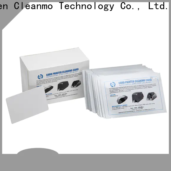 Cleanmo Strong adhesive printer cleaning products manufacturer for Fargo card printers