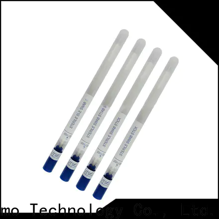 Custom OEM nasopharyngeal nylon flocked swab Nylon Fiber head manufacturer for rapid antigen testing