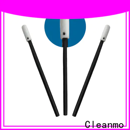 Cleanmo ESD-safe Polypropylene handle precision cotton swabs wholesale for Micro-mechanical cleaning