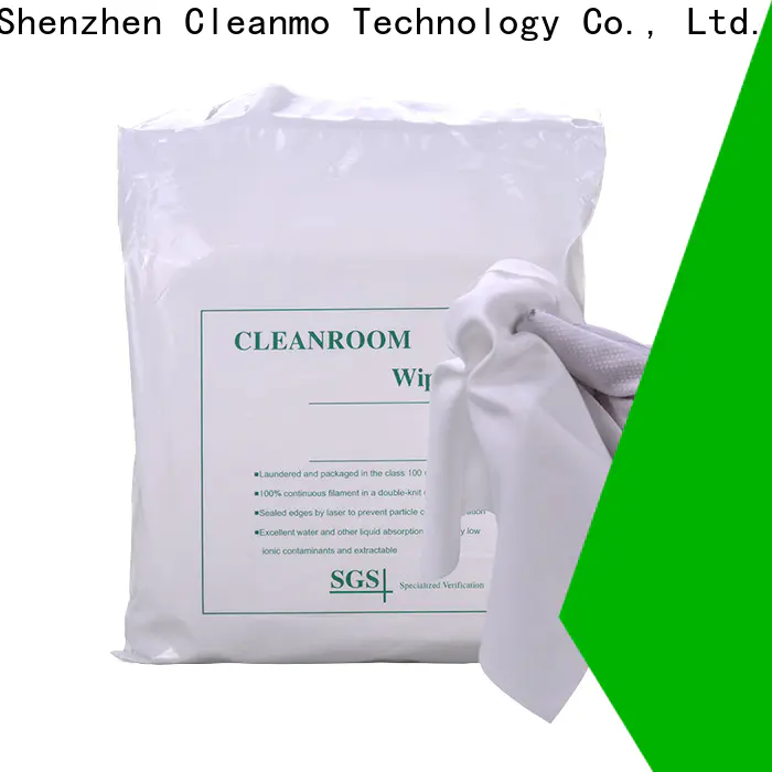 Cleanmo Wholesale ODM cleanroom polyester wiper factory direct for Stainless Steel Surface