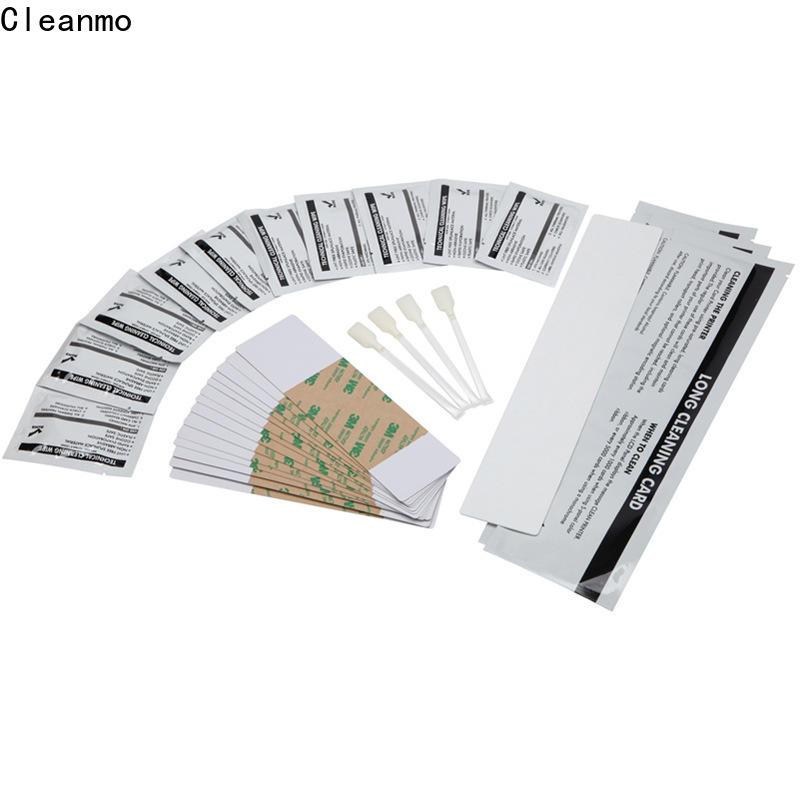 Cleanmo PVC printer cleaning products manufacturer for Fargo card printers