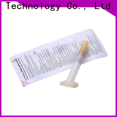 Wholesale custom cotton applicator long plastic handle with 2% chlorhexidine gluconate wholesale for routine venipunctures