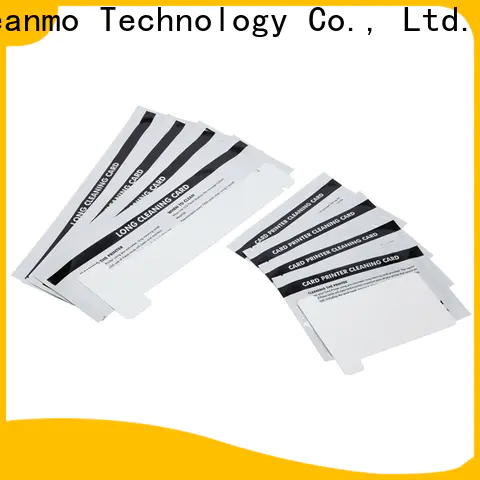 Cleanmo ODM best zebra cleaning card supplier for Zebra P120i printer