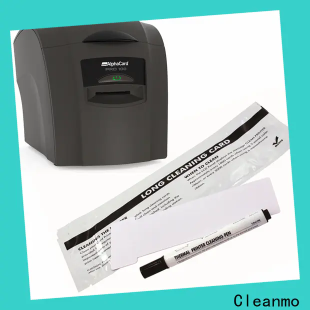 Cleanmo Aluminum foil packing AlphaCard Printer Cleaning Cards manufacturer for AlphaCard PRO 100 Printer