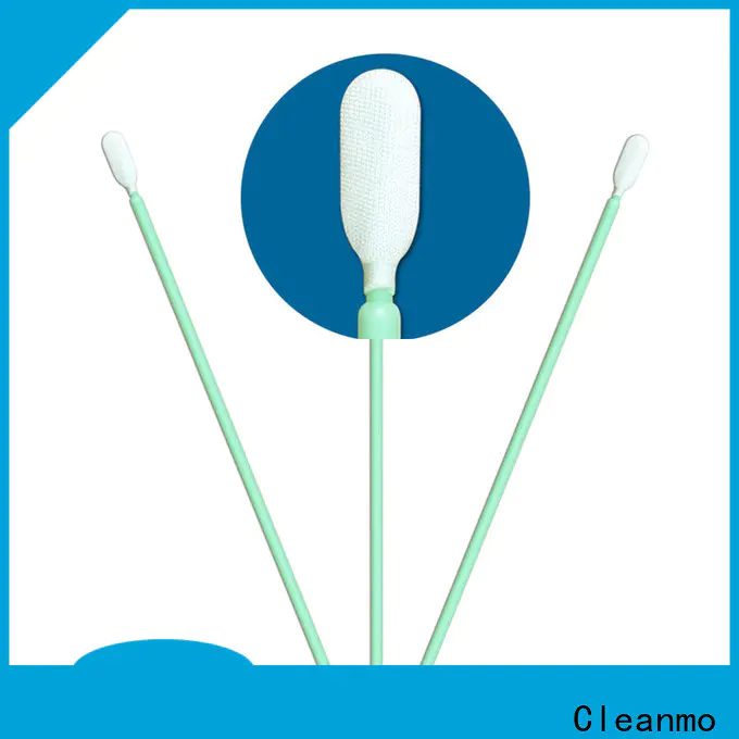 Cleanmo Polypropylene handle cleaning swabs foam factory price for Micro-mechanical cleaning
