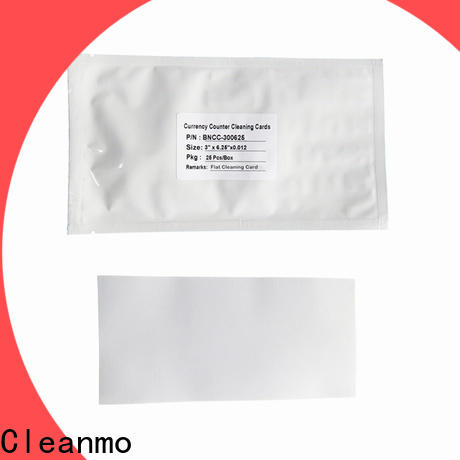 Cleanmo Spring Loaded Features electronic lock cleaning cards supplier for Counting Equipment