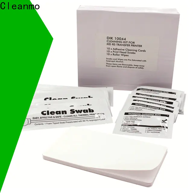 Cleanmo Sponge inkjet printer cleaning sheets factory for card printer