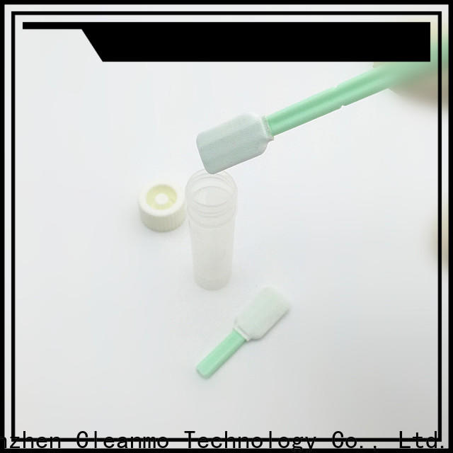 Cleanmo 100% polyester sterile q tips supplier for the analysis of rinse water samples