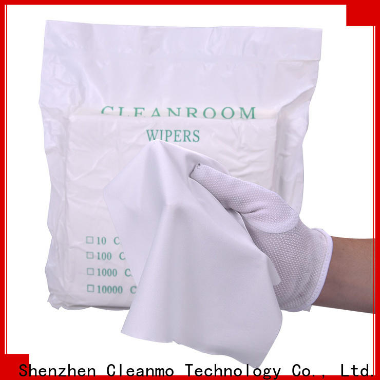 good quality disposable microfiber wipes superior dimensional stability supplier for chamber cleaning