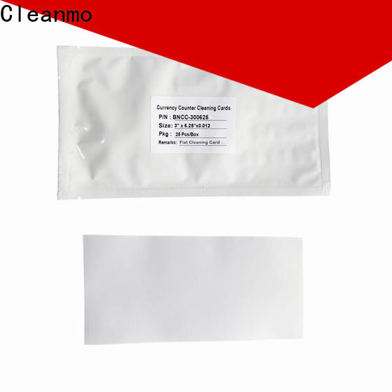 Cleanmo high quality credit card reader cleaner supplier for Counting Equipment