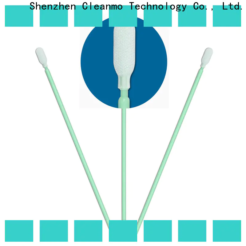 compatible fiber optic swabs polypropylene handle factory for general purpose cleaning