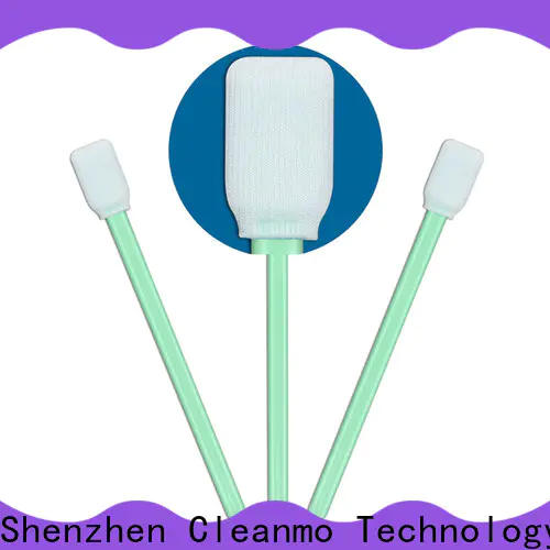 Cleanmo polypropylene handle fiber optic swabs wholesale for microscopes
