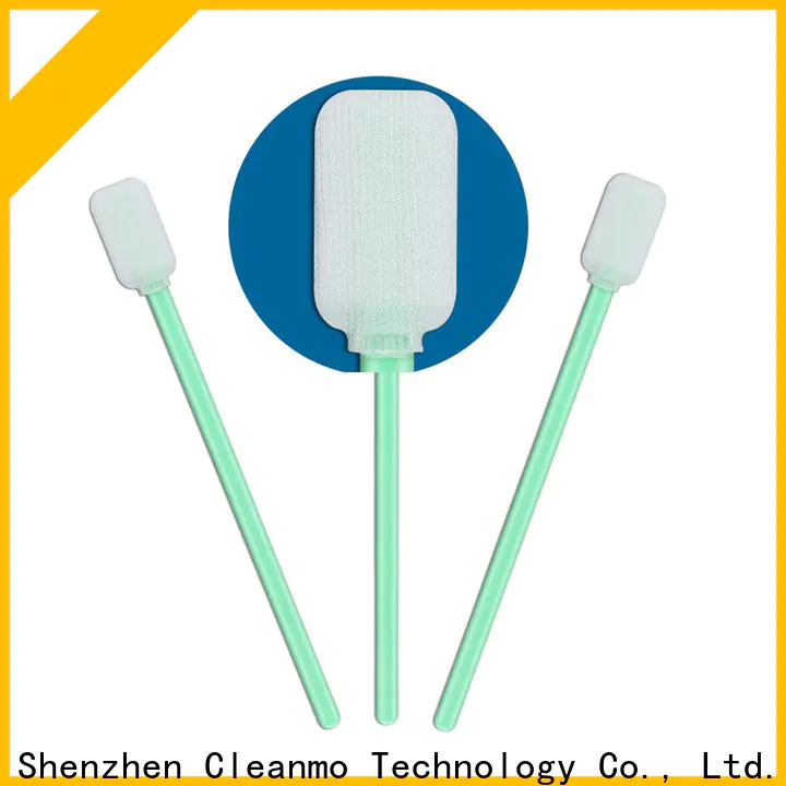 Cleanmo excellent chemical resistance dacron tipped swab wholesale for general purpose cleaning