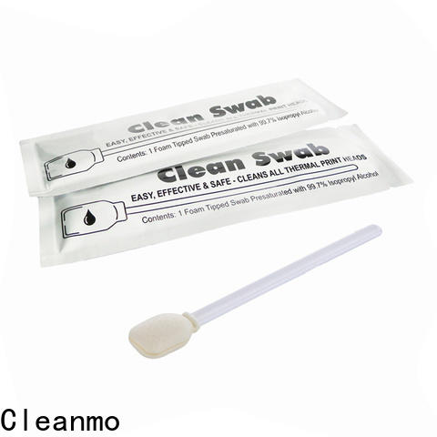 Cleanmo PP cleaning swabs for printers supplier for ATM/POS Terminals