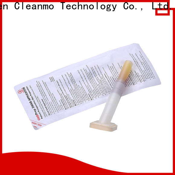 Cleanmo long plastic handle with 2% chlorhexidine gluconate sterile applicators supplier for biopsies