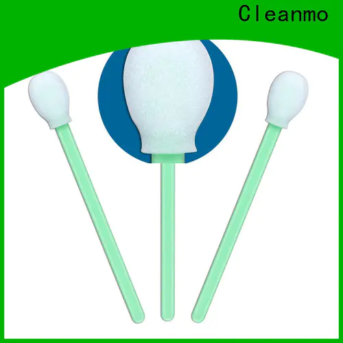 Cleanmo precision tip head cotton swab in ear supplier for excess materials cleaning