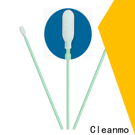 Cleanmo good quality sterile polyester swabs manufacturer for general purpose cleaning