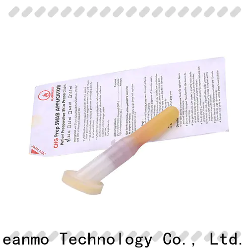 Cleanmo medical grade 100PPI open-cell polyurethane foam surgical CHG applicator supplier for biopsies