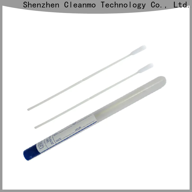 Cleanmo molded break point nasopharyngeal nylon flocked swab wholesale for rapid antigen testing