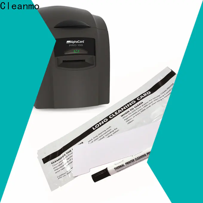 Cleanmo PVC AlphaCard Printer Cleaning Cards supplier for AlphaCard PRO 100 Printer