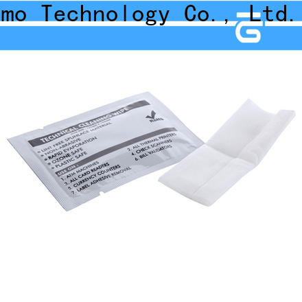 Custom best Screen Cleaning Wipes 60% Polyester factory for ID Card Printers