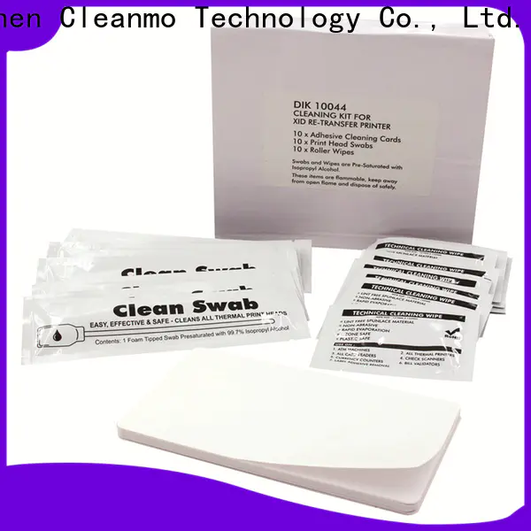Cleanmo PVC inkjet printhead cleaning kit manufacturer for card printer