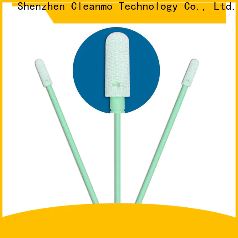 Cleanmo polypropylene handle safety swabs wholesale for optical sensors