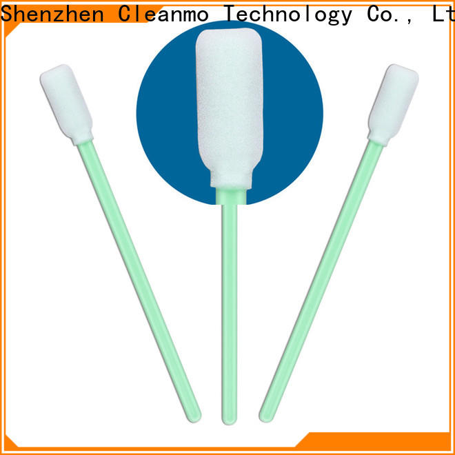 Cleanmo thermal bouded long stick cotton swabs factory price for Micro-mechanical cleaning