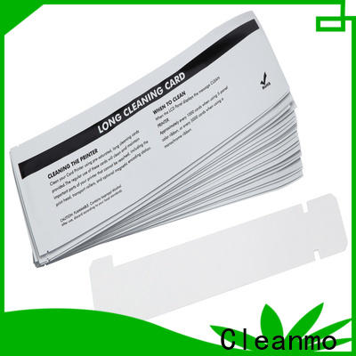Cleanmo Custom OEM zebra printer cleaning cards manufacturer for cleaning dirt