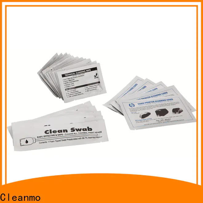 Cleanmo Electronic-grade IPA Snap Swab evolis cleaning kits supplier for Cleaning Printhead