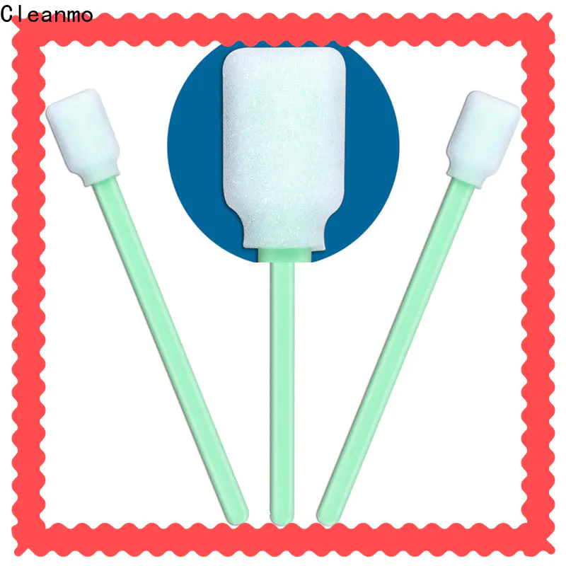 Cleanmo OEM flocked swab supplier for excess materials cleaning