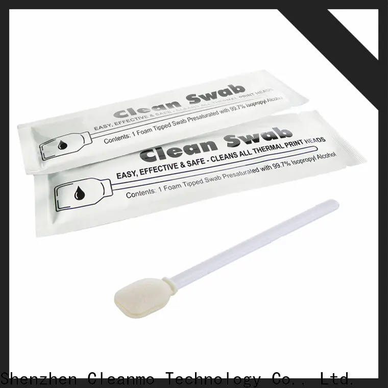 Cleanmo Aluminum Foil cleaning swabs for printers wholesale for ID Card Printers