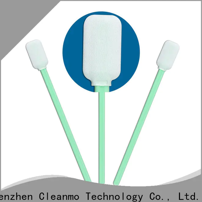 Cleanmo excellent chemical resistance microfiber cleaning swabs factory price for general purpose cleaning
