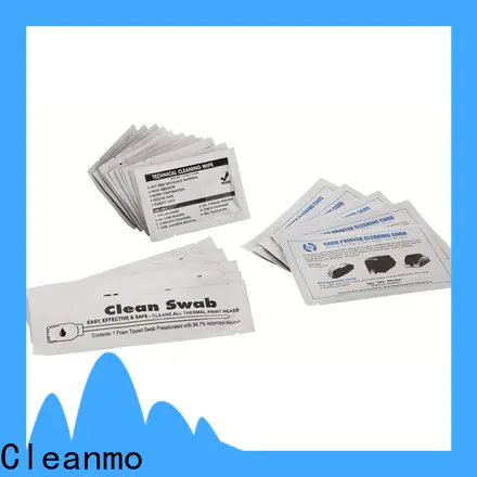 Cleanmo Aluminum Foil clean printer head wholesale for Evolis printer