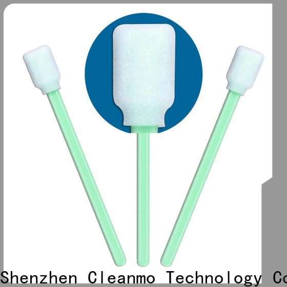 Cleanmo ESD-safe Polypropylene handle charcoal swab use manufacturer for excess materials cleaning