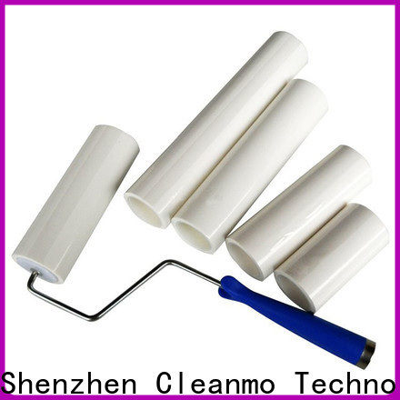 Cleanmo coated adhesive lint remover roller manufacturer for medical device