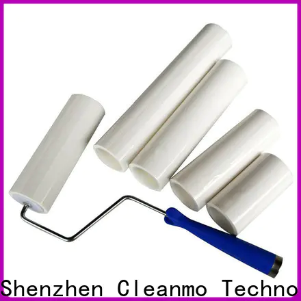 Cleanmo coated adhesive lint remover roller manufacturer for medical device