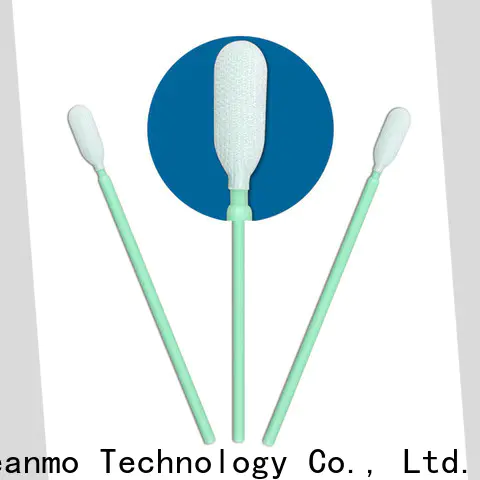 Cleanmo safe material fiber optic swabs manufacturer for optical sensors