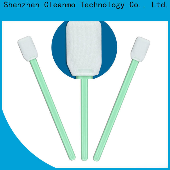 Cleanmo double layers of microfiber fabric cleaning validation swabs supplier for excess materials cleaning