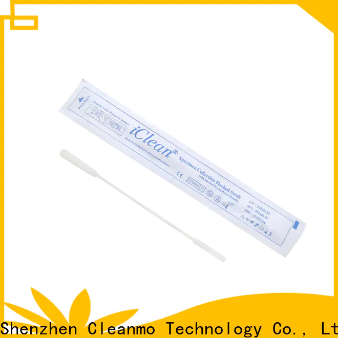 Cleanmo molded break point sample collection swabs factory for rapid antigen testing