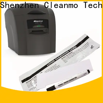 Bulk purchase OEM AlphaCard Short T Cleaning Cards Non Woven manufacturer for AlphaCard PRO 100 Printer
