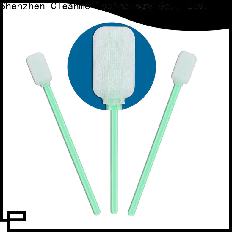 high quality Cleanroom dacron swabs polypropylene handle manufacturer for microscopes