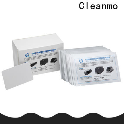 Cleanmo Wholesale best card reader cleaning card factory price for ID Card Printers