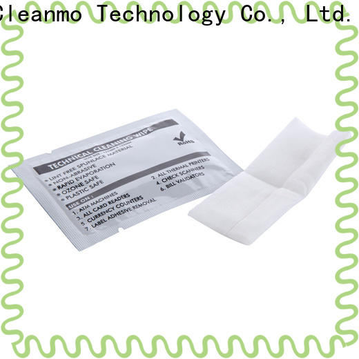Cleanmo Non Woven Fabric printer wipes factory for ATM/POS Terminals