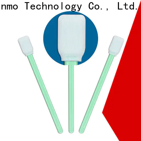 safe material cleanroom polyester swabs flexible paddle factory for optical sensors