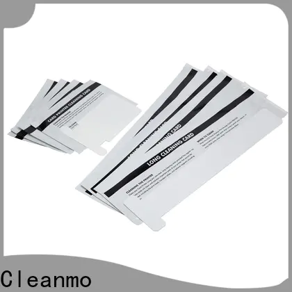 Cleanmo non woven zebra printhead cleaning wholesale for Zebra P120i printer