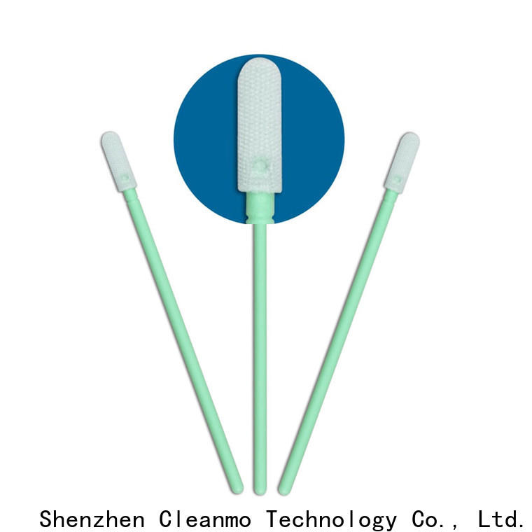 Cleanmo excellent chemical resistance cleanroom q tips wholesale for general purpose cleaning